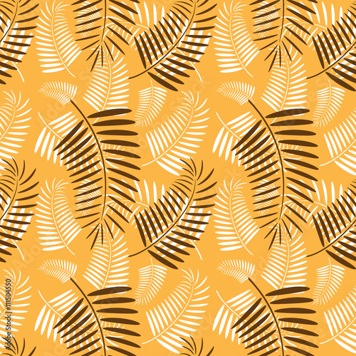 Palm tree leaves pattern