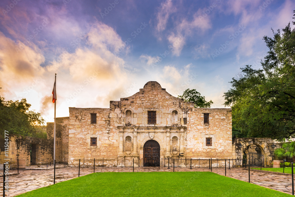 Naklejka premium Alamo w Teksasie