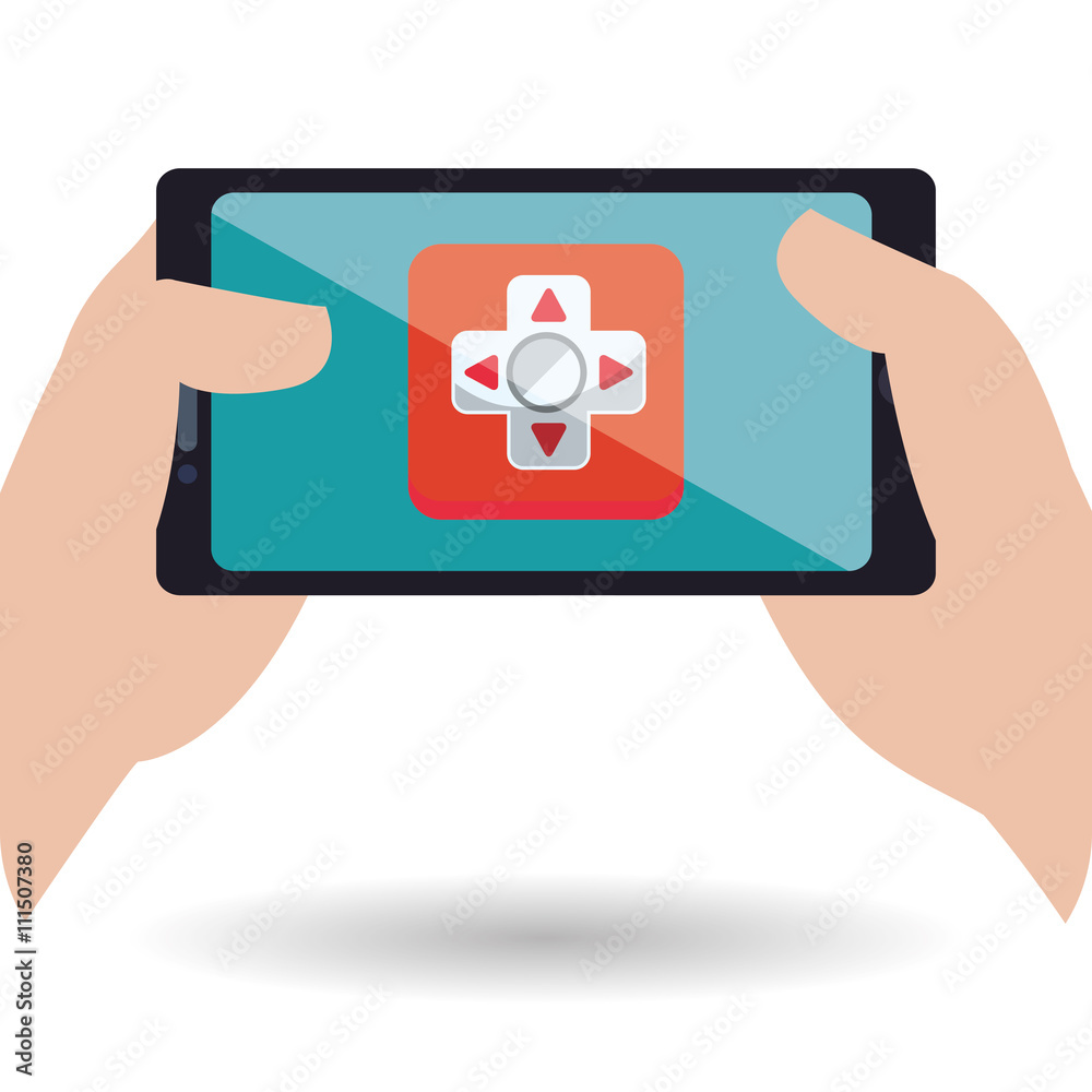 Smartphone design. App icon. White background Smartphone design. App icon. White background