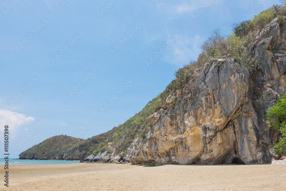 Tropical Beach “Khao Kalok” in Pranburi, Prachuap Khiri Khan