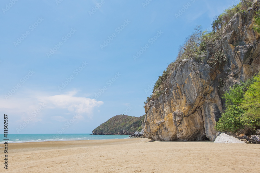Tropical Beach “Khao Kalok” in Pranburi, Prachuap Khiri Khan