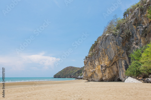 Obraz na płótnie Tropical Beach “Khao Kalok” in Pranburi, Prachuap Khiri Khan w salonie