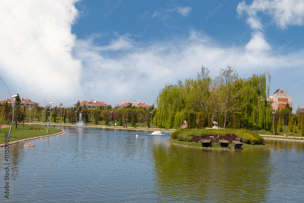 Fototapeta premium Lake in Kentpark