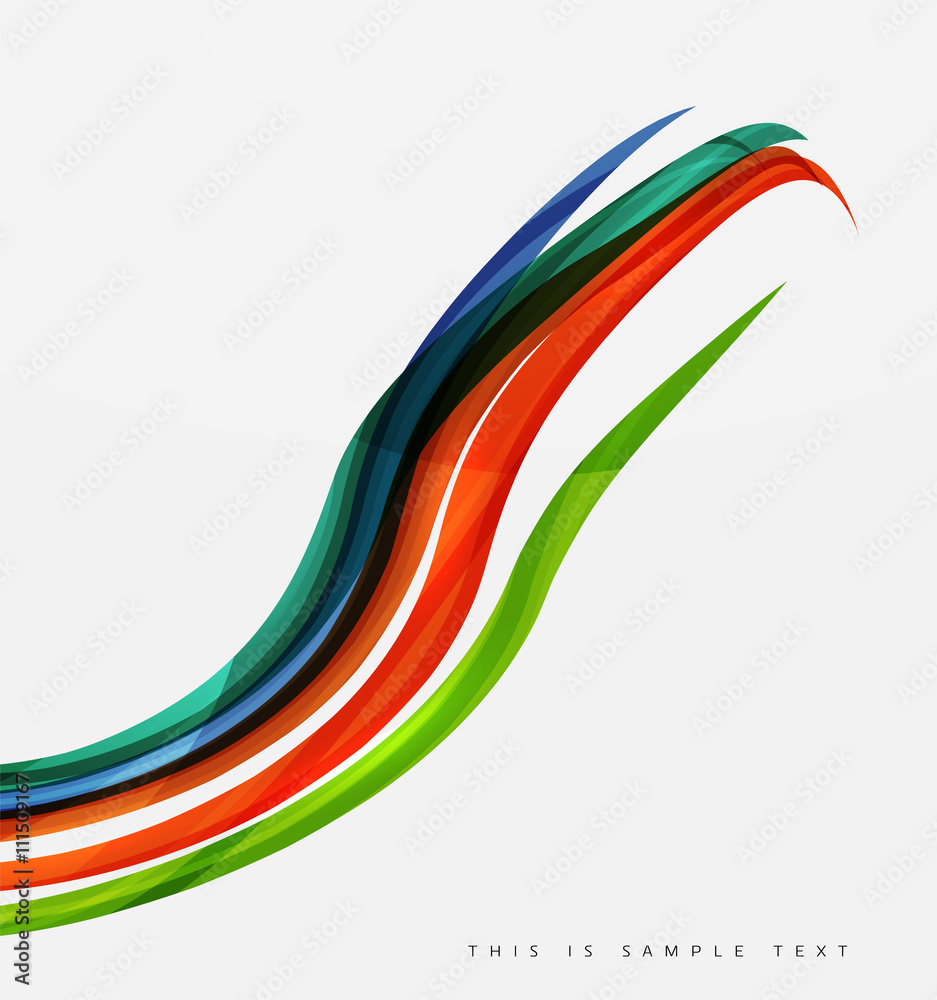 Fototapeta premium Abstract line background
