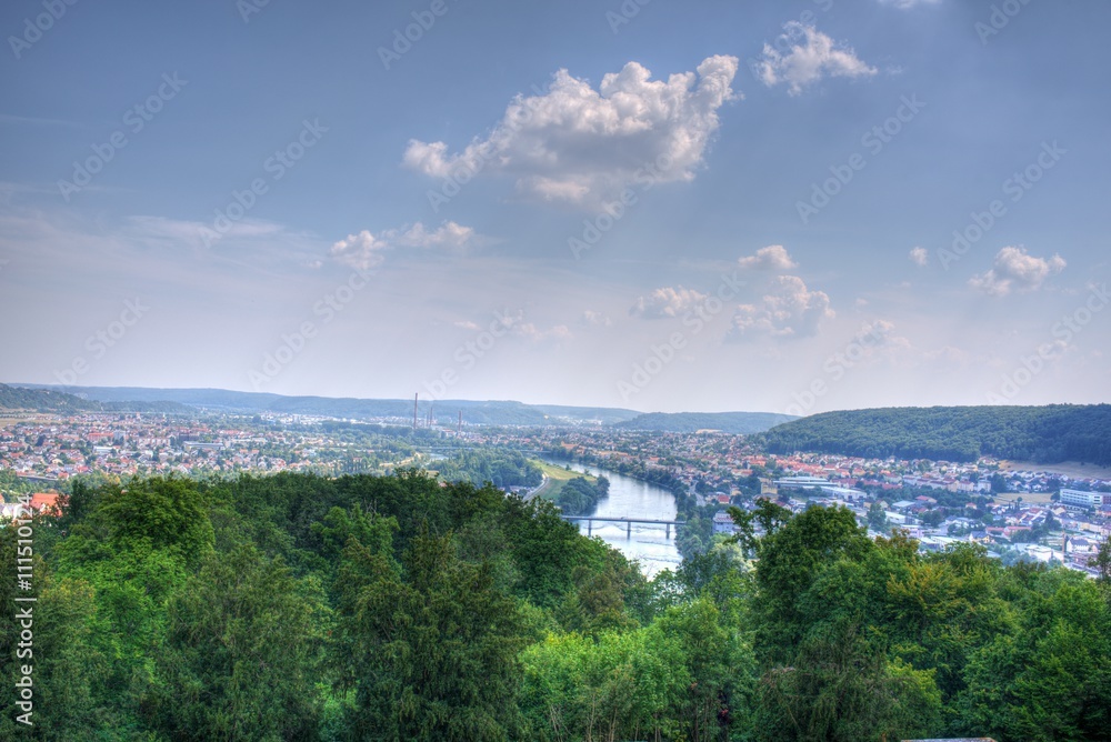 Blick auf Kelheim ander Donau