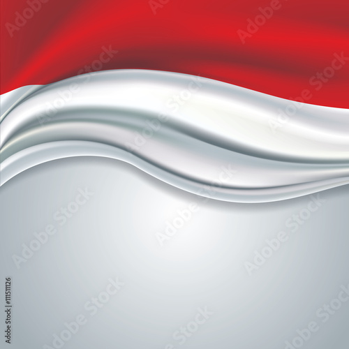 Vector indonesia flag