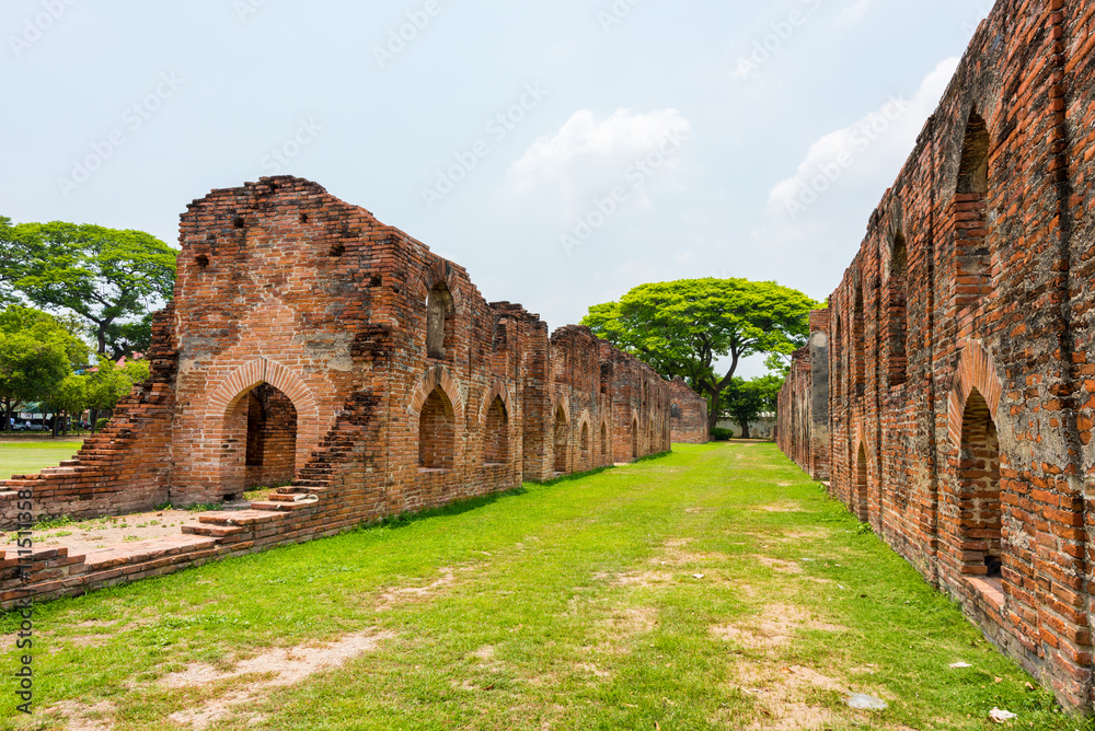 The Palace was built by King Narai, the king who ruled Ayutthaya