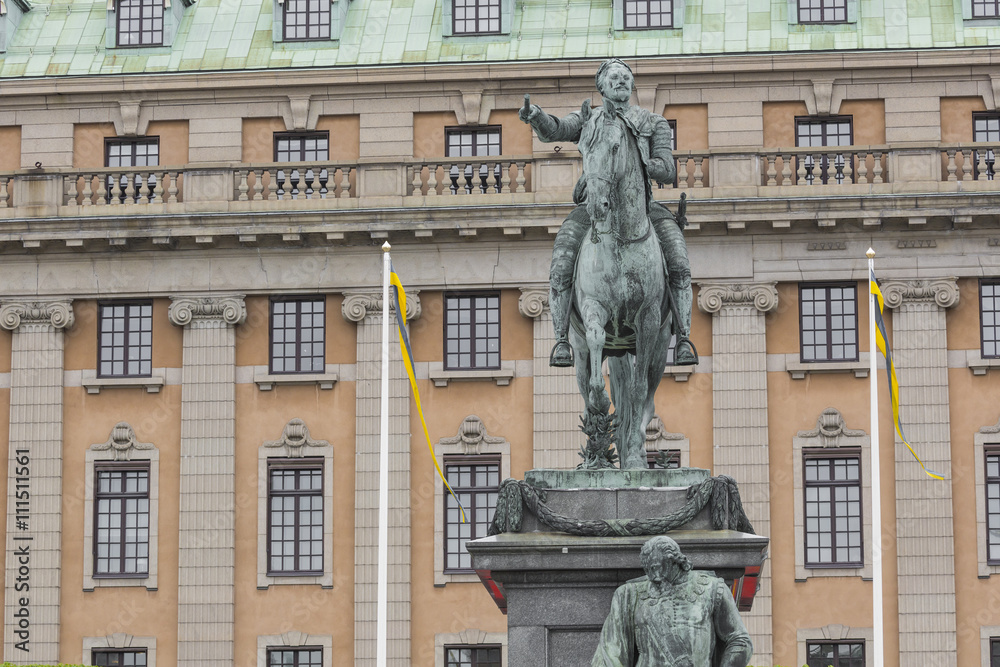  Historical monument in Stockholm, Sweden