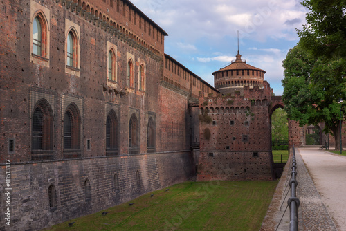 Sforza Castle outside
