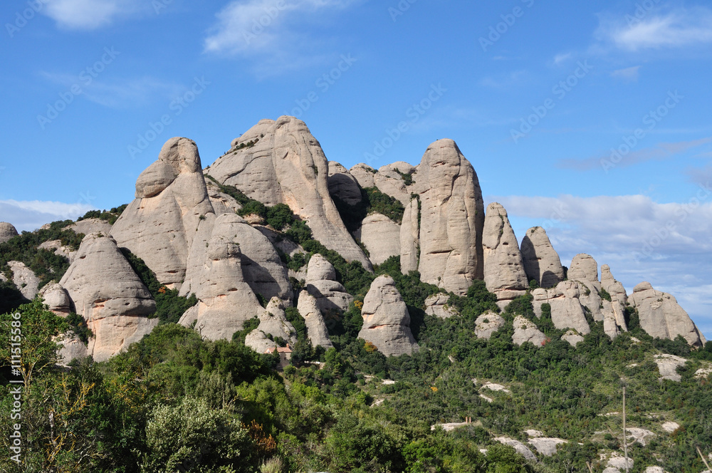 Fototapeta premium Mountain of Montserrat, Barcelona, Spain