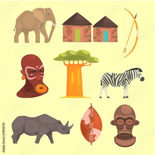 Different Symbols Of Africa