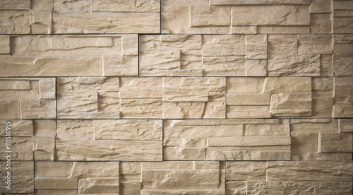Modern brick wall