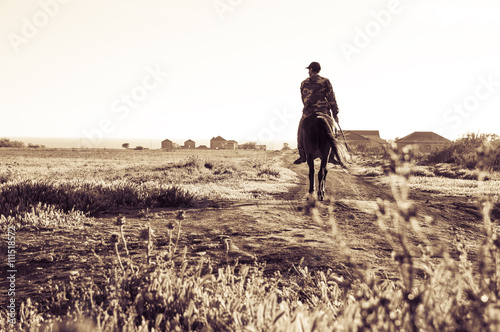 The border guard on patrol