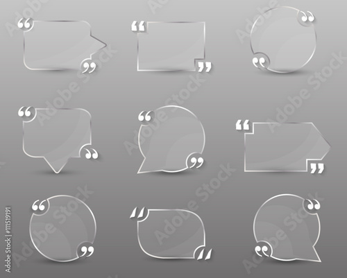 Frame for text.Website review quote citation blank template. Website review vector icon. Quote comment template. Quote bubble. Shop customer review template.