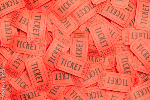 Scattered Red Tickets photo
