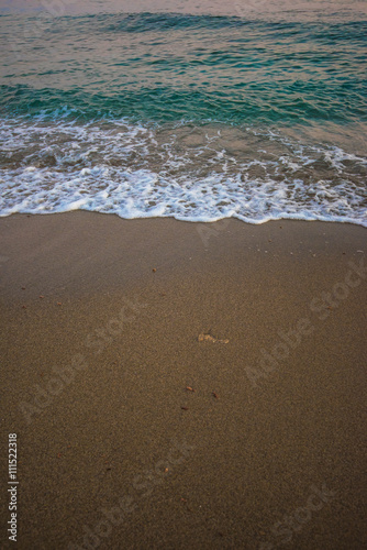 sea in the evening