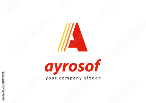 letter A logo Template for your company