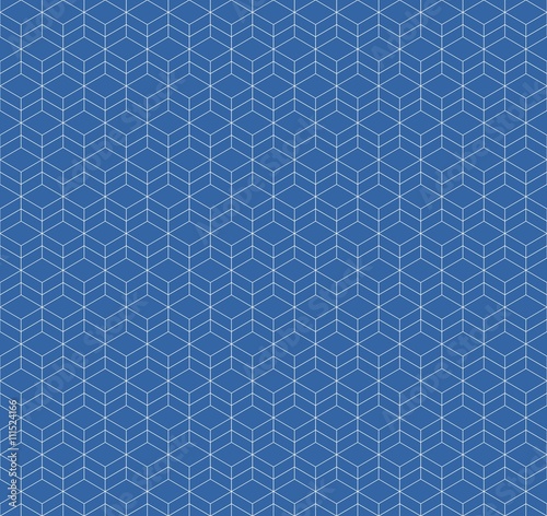 hexagone-cube géométrique