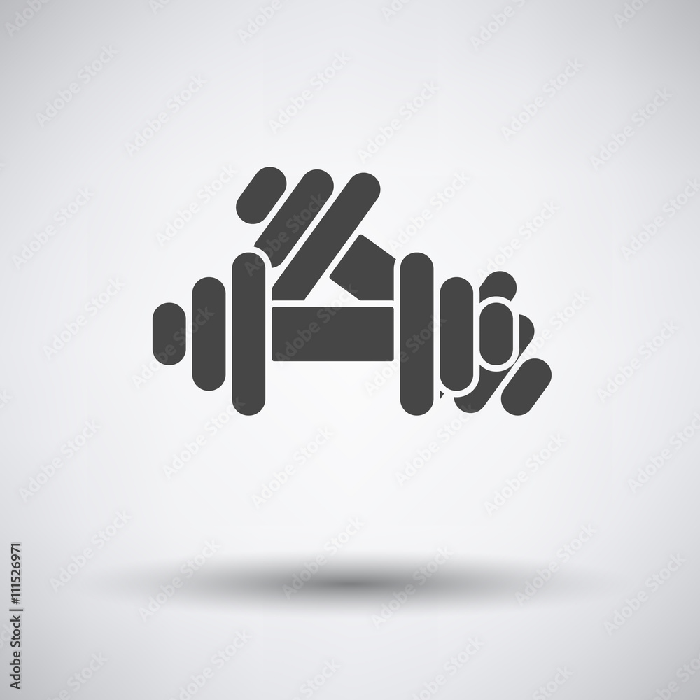 Obraz premium Dumbbell icon