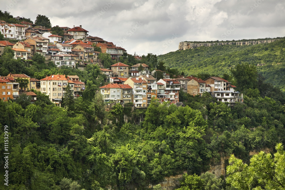 Panoramic view of Veliko Tarnovo. Bulgaria