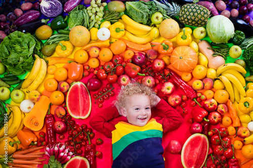 Healthy fruit and vegetable nutrition for kids