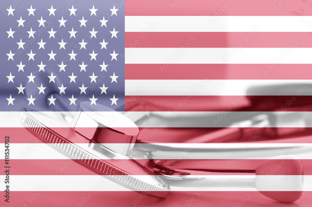 Obraz premium American medicine concept