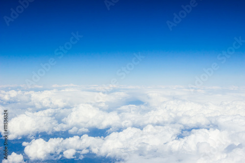 Fototapeta Naklejka Na Ścianę i Meble -  Beautiful view above clouds