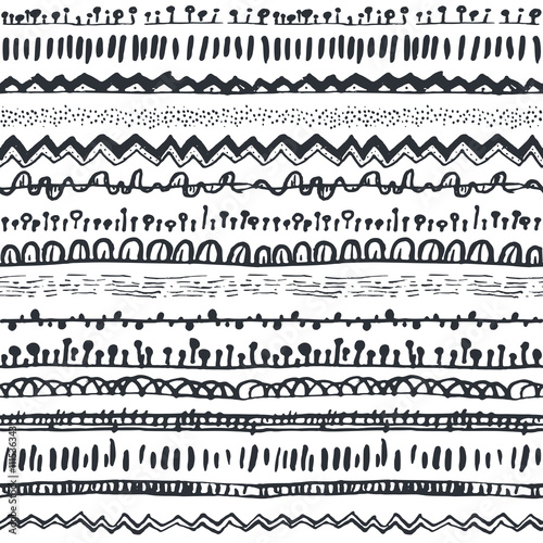 Ornamental ethnic seamless pattern.