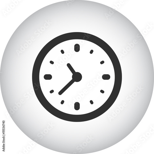 Clocks  sign simple icon on background