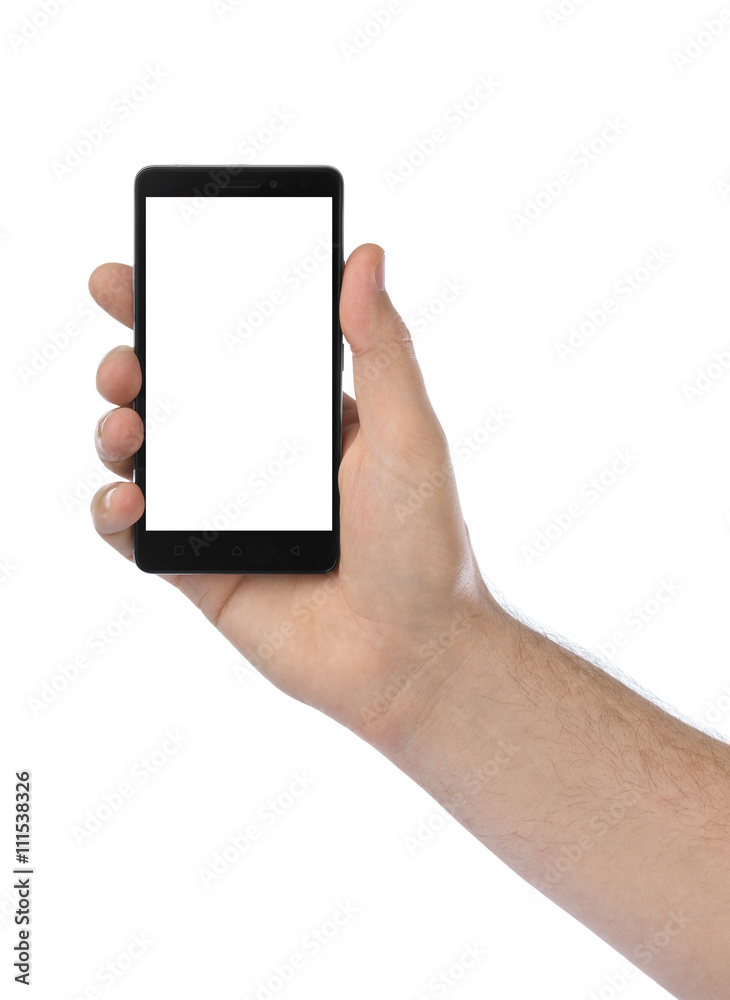 Hand with smartphone Hand with smartphone