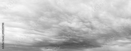 Canvas Print Grey clouds