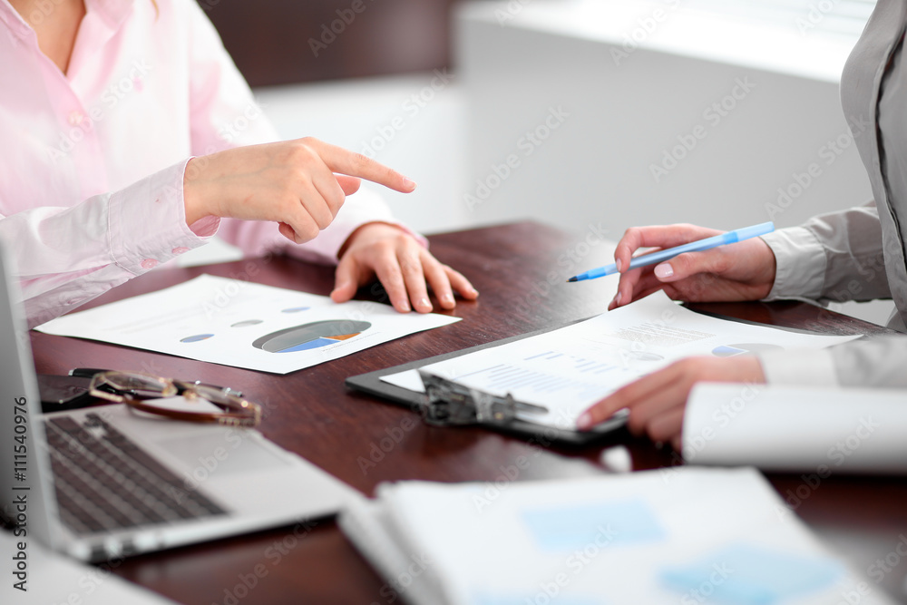 Group of business people working together in office Group of business people working together in office