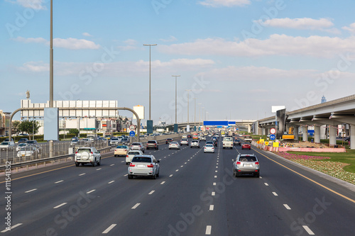 Modern highway in Dubai © Sergii Figurnyi