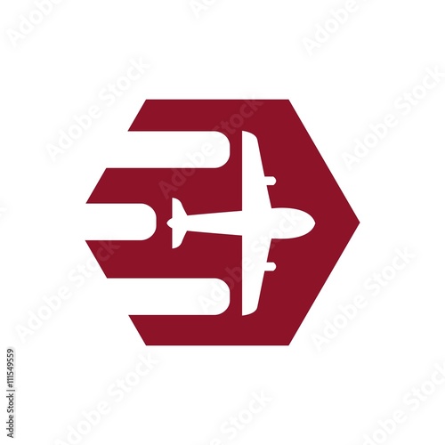 Airplane Logo Icon Vector
