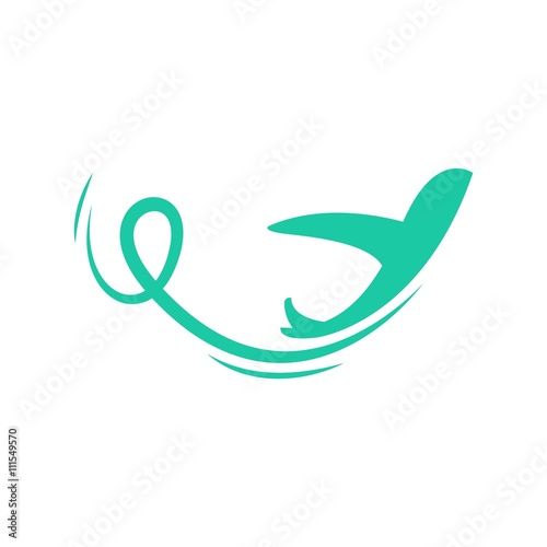 Airplane Logo Icon Vector