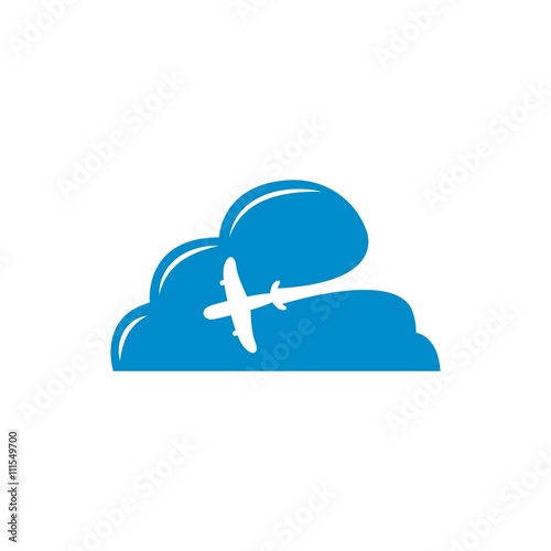 Airplane Logo Icon Vector