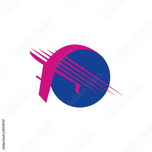 Airplane Logo Icon Vector