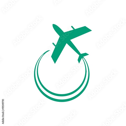 Airplane Logo Icon Vector