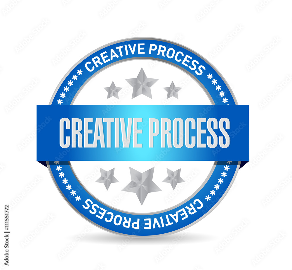creative process seal sign concept creative process seal sign concept