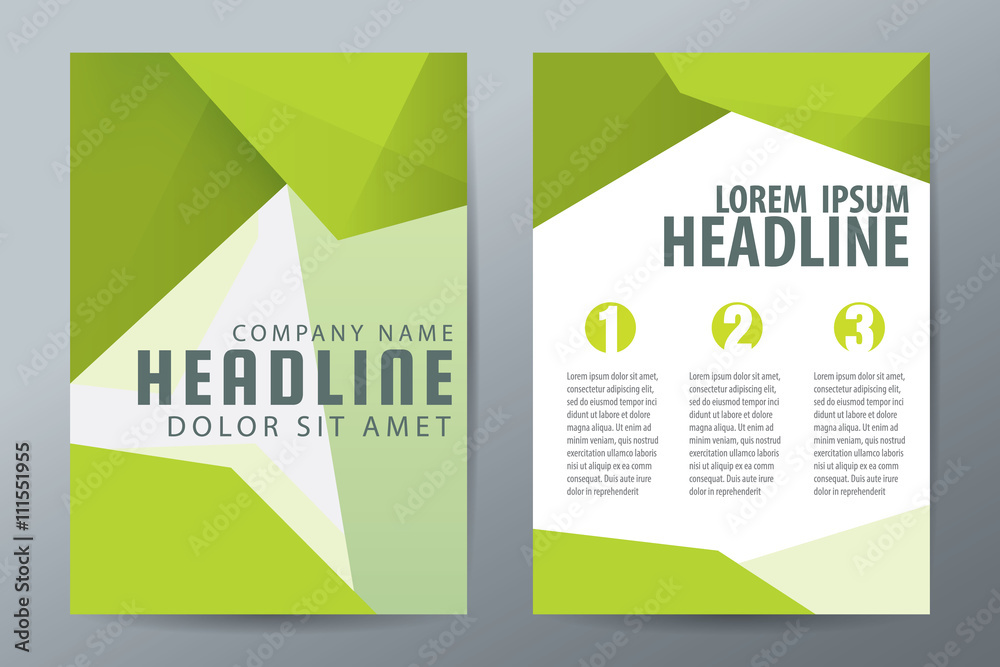 Fototapeta premium Brochure template design,flyer,booklet,report cover,A4 vertical