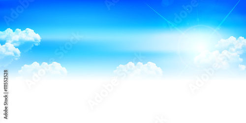 空　夏　風景　背景