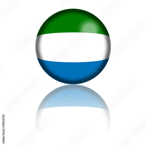 Free Download Sierra Leone Flag Sphere 3D Rendering - GFXLoad