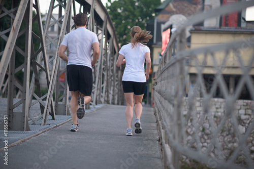 couple jogging