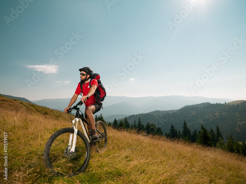 mountain bike rider © Daco