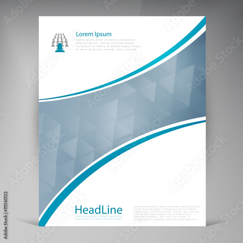 Abstract vector modern flyers brochure.