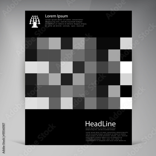 Abstract vector modern flyers brochure.