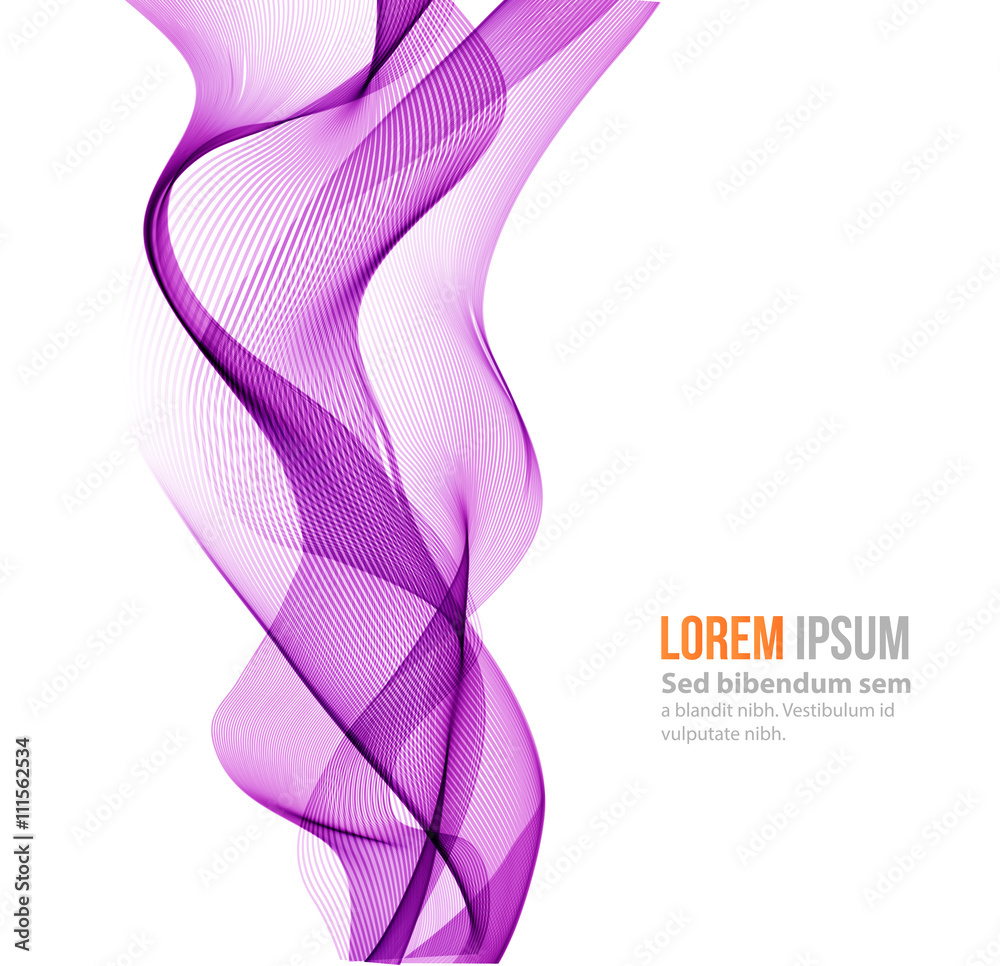 Abstract background, purple wavy 