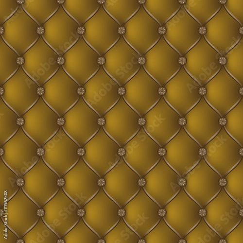 Abstract upholstery dark gold background.