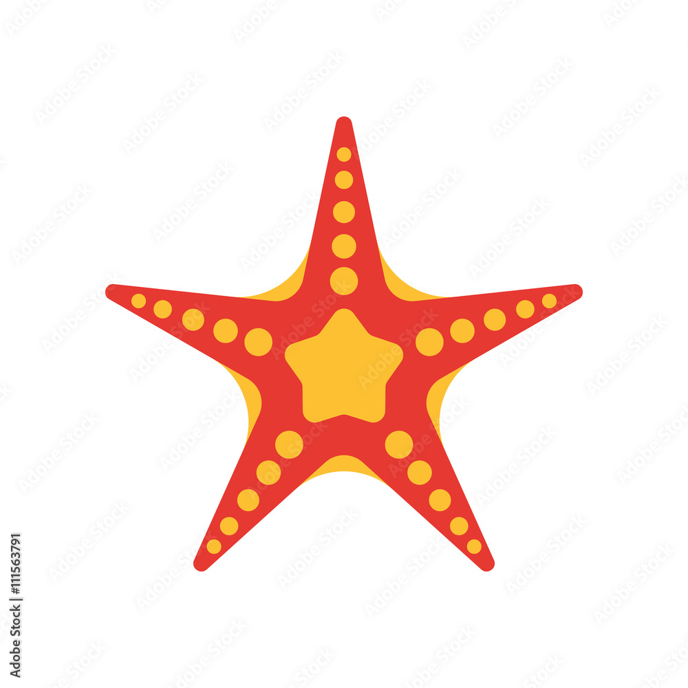 Starfish Vector Illustration