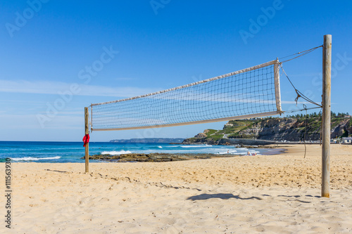 Volleyball Net on Beach © skracht